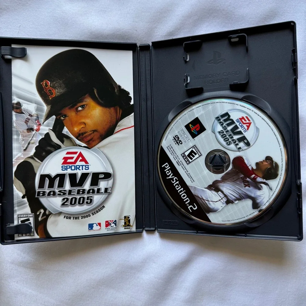 EA Sports PS2 Bundle Tiger Woods PGA Tour 2003 & MVP Baseball 2005 CIB Games